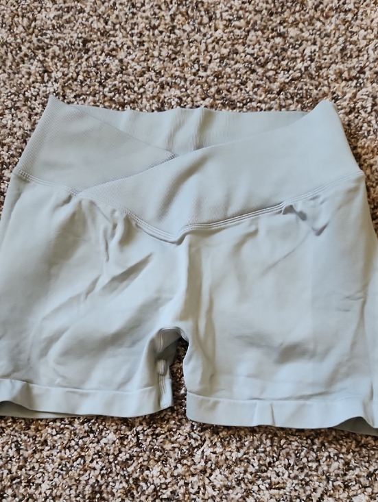 Pants - High-Rise Light Grey Women’s Active Shorts
